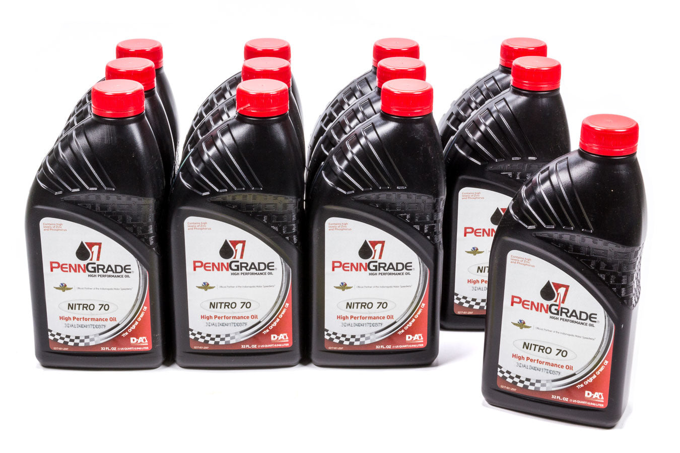 Motor Oil - Nitro - High Zinc - 70W - Conventional - 1 qt Bottle - Set of 12