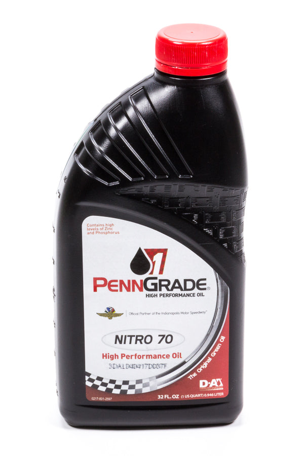 Motor Oil - Nitro - High Zinc - 70W - Conventional - 1 qt Bottle - Each