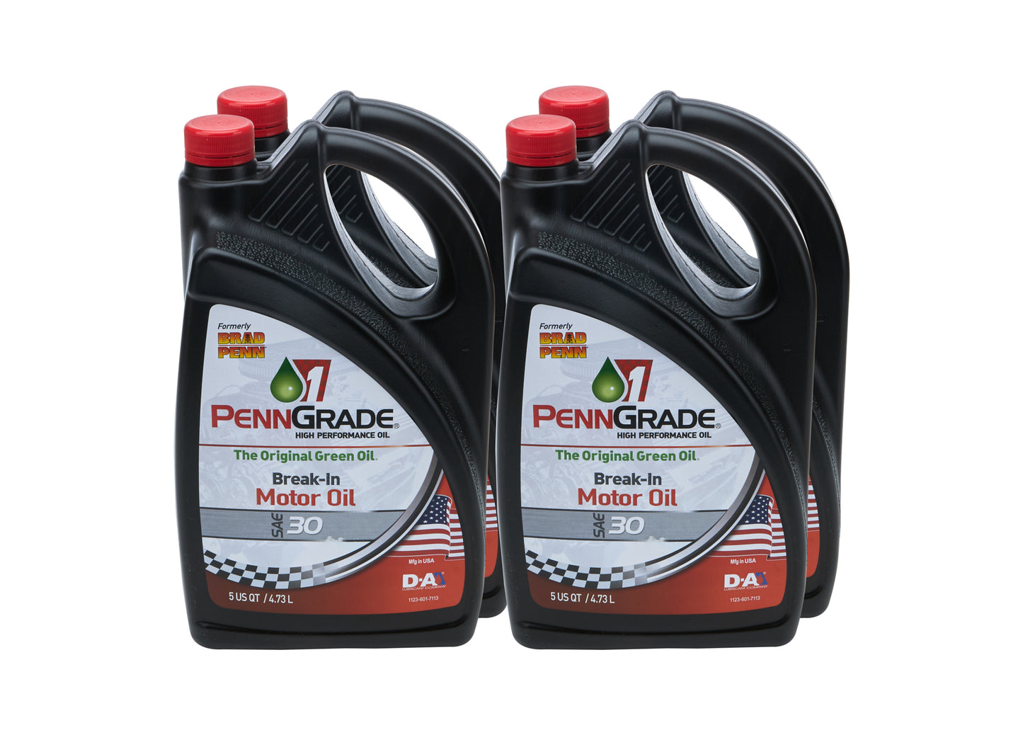 Motor Oil - High Zinc - 30W - Conventional - 5 qt Jug - Set of 4