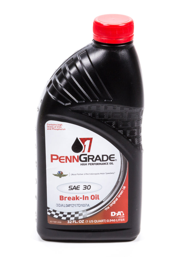 Motor Oil - Break-In - High Zinc - 30W - Conventional - 1 qt Bottle - Each