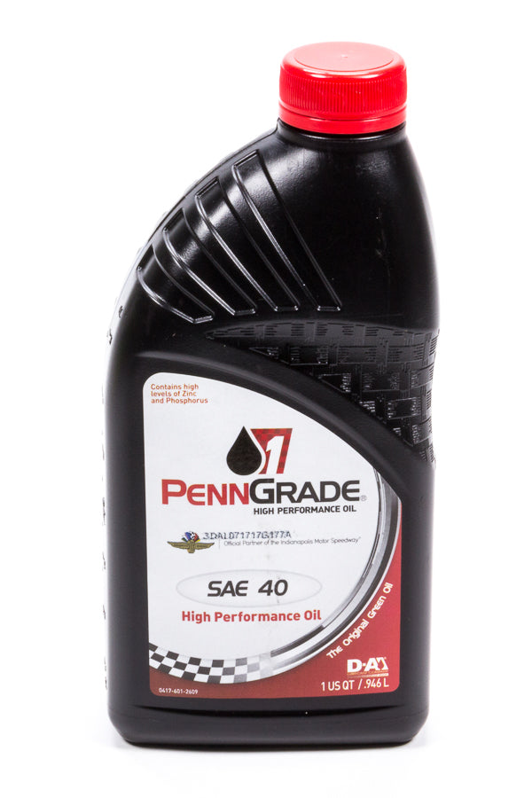 Motor Oil - High Zinc - 40W - Conventional - 1 qt Bottle - Each