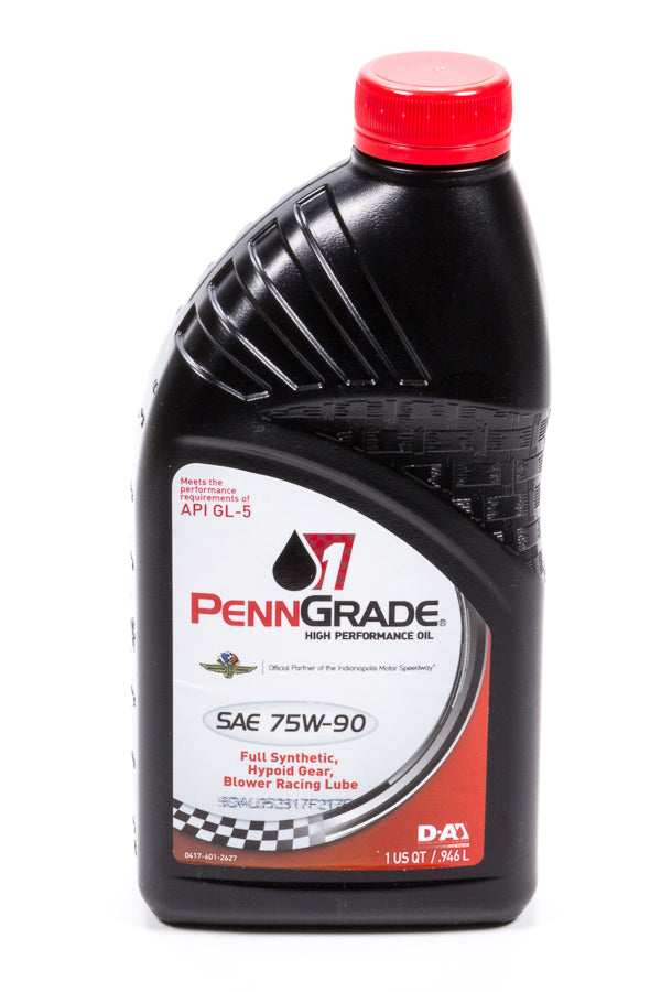 Gear Oil - Hypoid - 75W90 - Synthetic - 1 qt Bottle - Each