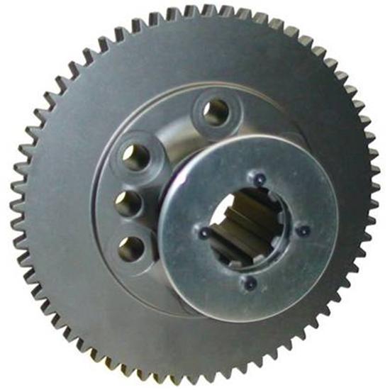 Flywheel - 65 Tooth - 2.57 lb - HTD Pulley - Steel - Brinn Transmission - Chevy V8 - Each