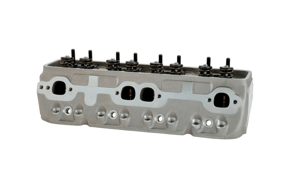 Cylinder Head - IK 180 - Assembled - 2.020 / 1.600 in Valves - 180 cc Intake - 64 cc Chamber - 1.470 in Springs - Straight Plug - Aluminum - Small Block Chevy - Pair