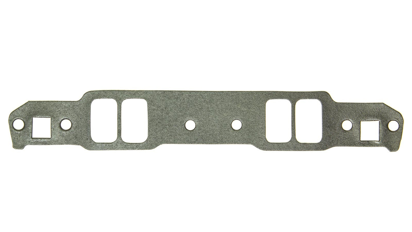 Intake Manifold Gasket - 0.06 in Thick - 1.4 x 2.28 in Rectangular Port - Rubber Coated Composite - Brodix 18 Degree Cylinder Heads - Small Block Chevy - Each