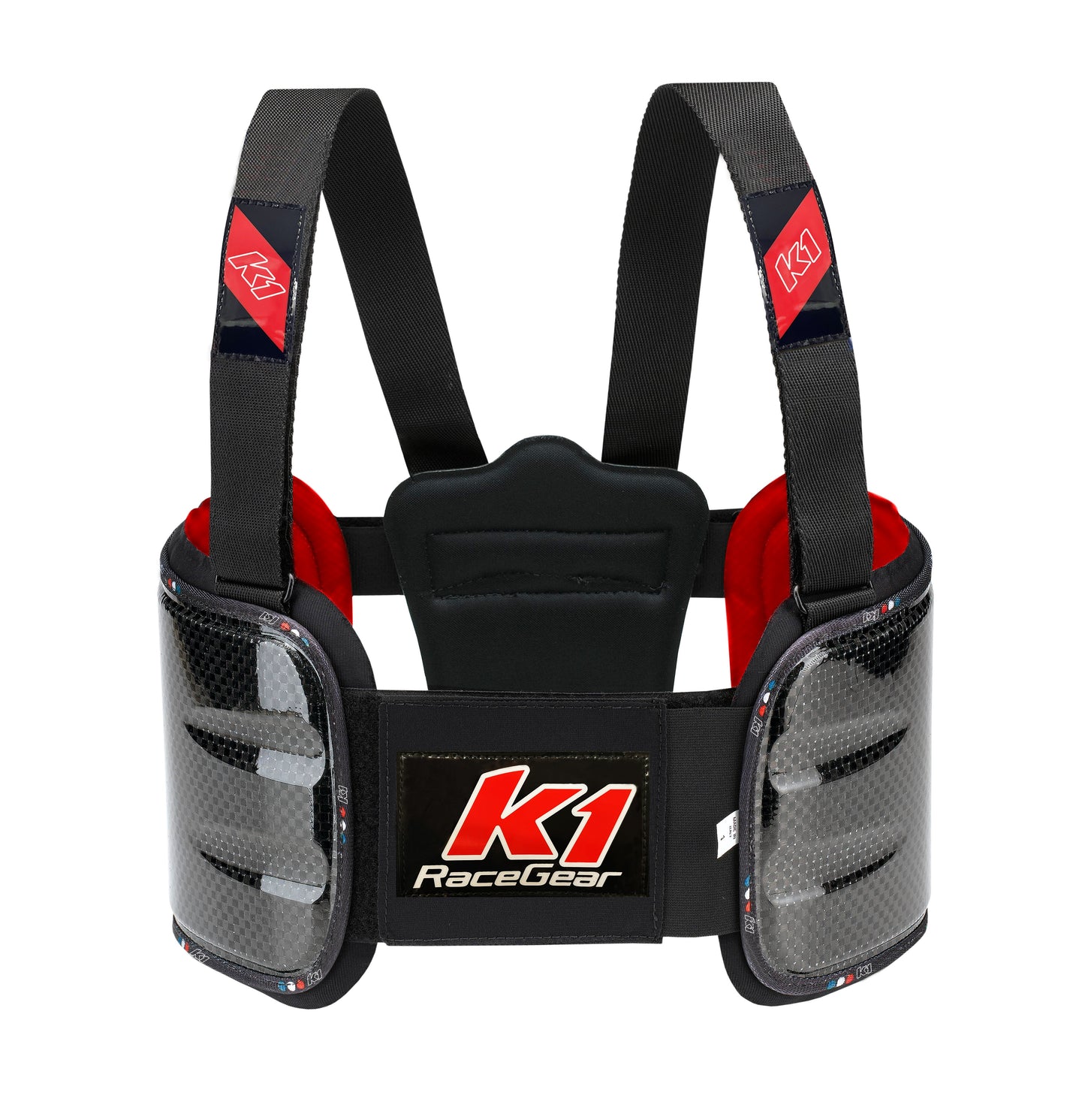 K1 Ballistic Carbon Fiber Rib Protector - Carbon Fiber - Size Youth Size K