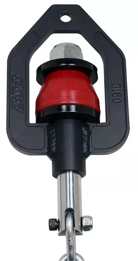 Suspension Limiter - Bolt-On - Bushing / Bracket / Chain - Steel - Black Powder Coat - Each