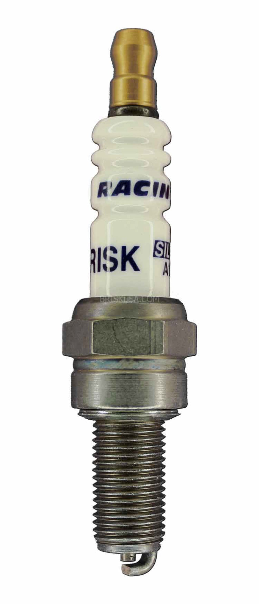 Spark Plug - Silver Racing - 10 mm Thread - 19 mm Reach - Heat Range 10 - Gasket Seat - Non-Resistor - Each