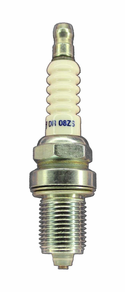 Spark Plug - Premium Racing - 14 mm Thread - 19 mm Reach - Heat Range 8 - Gasket Seat - Resistor - Each