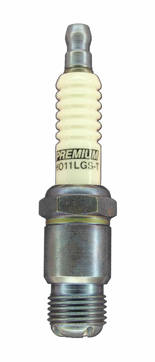 Spark Plug - Premium Racing - 14 mm Thread - 18 mm Reach - Heat Range 11 - Tapered Seat - Non-Resistor - Each