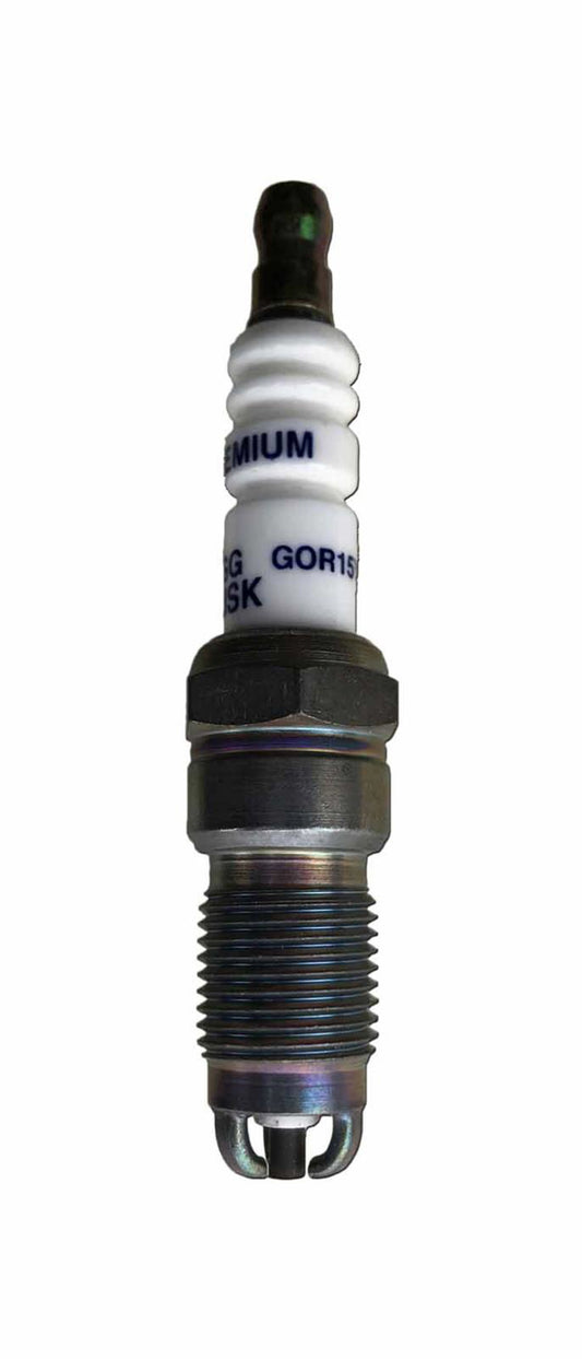 Spark Plug - Super Yttrium Racing - 14 mm Thread - 18 mm Reach - Heat Range 15 - Gasket Seat - Resistor - Each