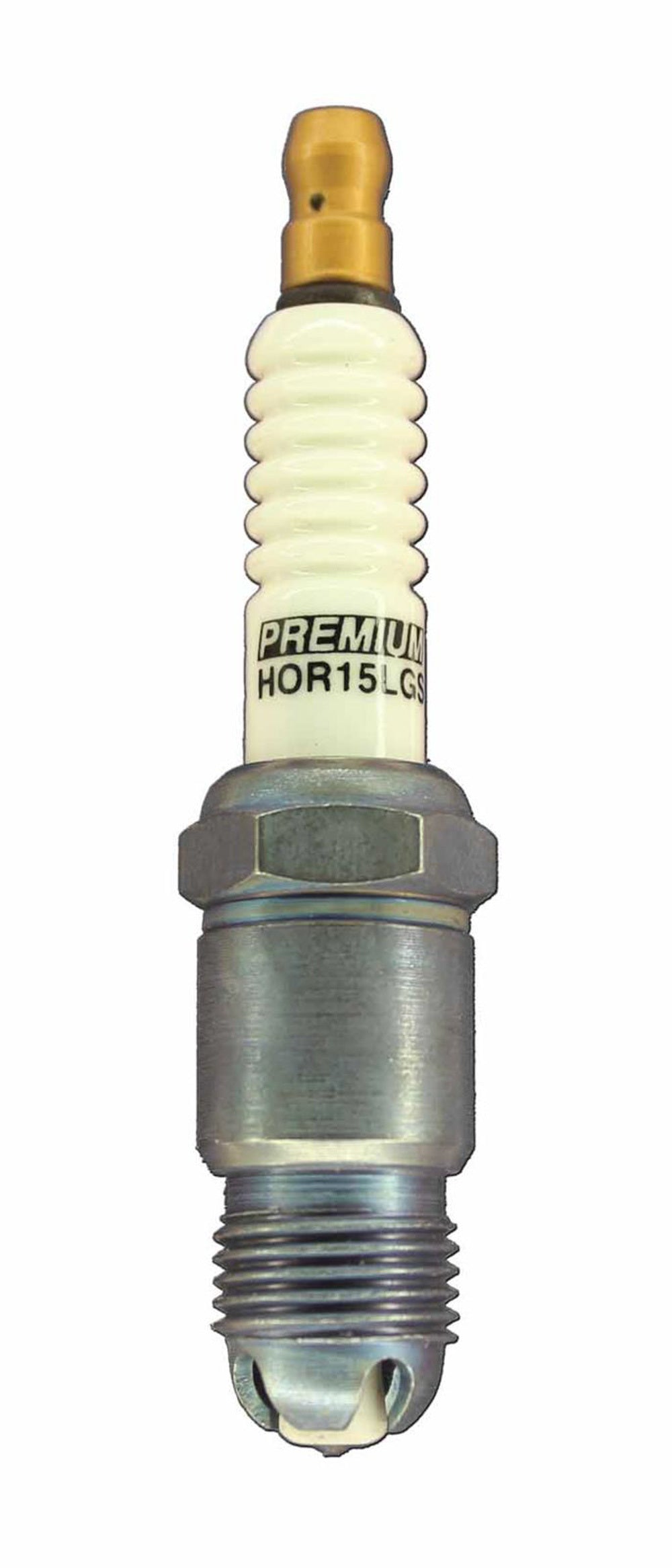 Spark Plug - Premium Racing - 14 mm Thread - 12.7 mm Reach - Heat Range 15 - Tapered Seat - Resistor - Each