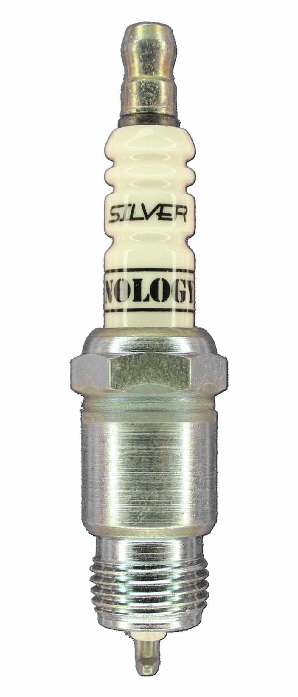 Spark Plug - Silver Racing - 14 mm Thread - 12.7 mm Reach - Heat Range 14 - Tapered Seat - Resistor - Each