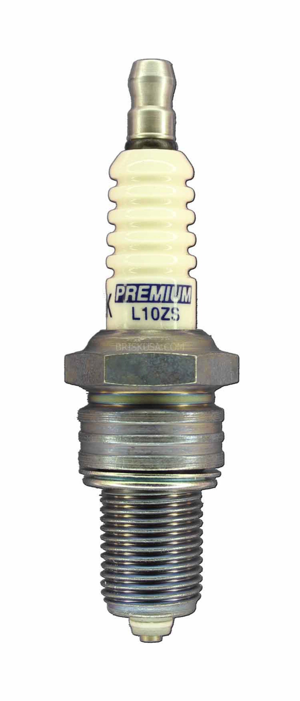 Spark Plug - Premium Racing - 14 mm Thread - 19 mm Reach - Heat Range 10 - Gasket Seat - Non-Resistor - Each