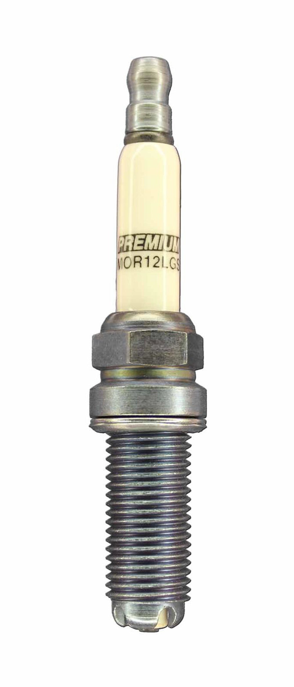 Spark Plug - Premium Racing - 12 mm Thread - 26.1 mm Reach - Heat Range 12 - Gasket Seat - Resistor - Each