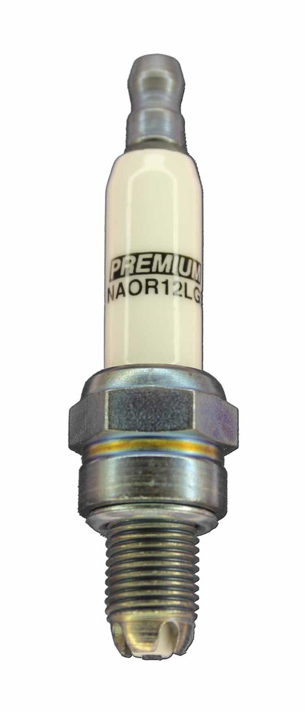 Spark Plug - Premium Racing - 10 mm Thread - 12.7 mm Reach - Heat Range 12 - Gasket Seat - Resistor - Each