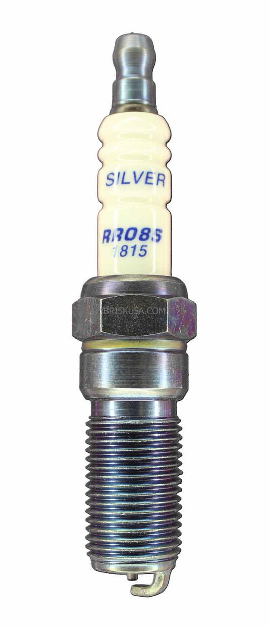 Spark Plug - Silver Racing - 12 mm Thread - 19 mm Reach - Heat Range 8 - Gasket Seat - Non-Resistor - Each