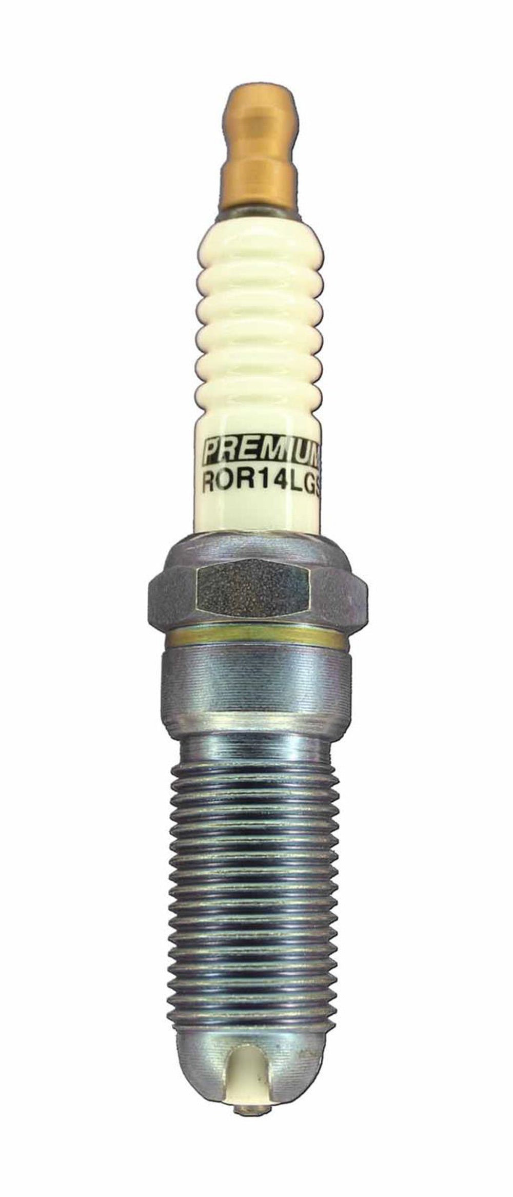 Spark Plug - Premium Racing - 14 mm Thread - 25 mm Reach - Heat Range 14 - Tapered Seat - Resistor - Each