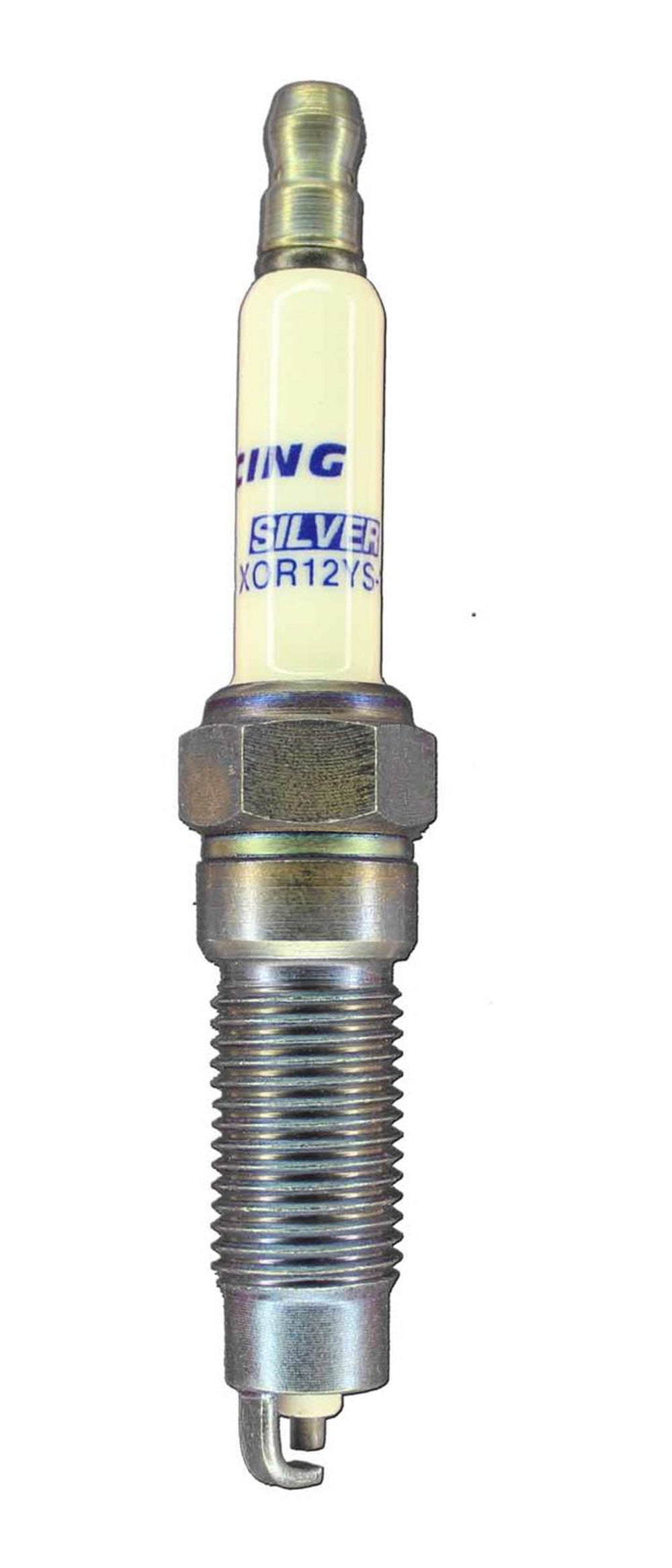Spark Plug - Silver Racing - 12 mm Thread - 27 mm Reach - Heat Range 12 - Tapered Seat - Resistor - Each