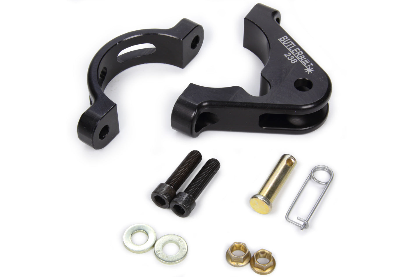 Axle Clamp - Aluminum - Black Anodized - 2-3/8 in Butler Built Axle Tether - Each