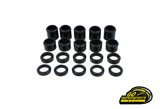 Go Motorsports Black Oxide Tapered 1/2" Spacer Kit (20 Pieces)