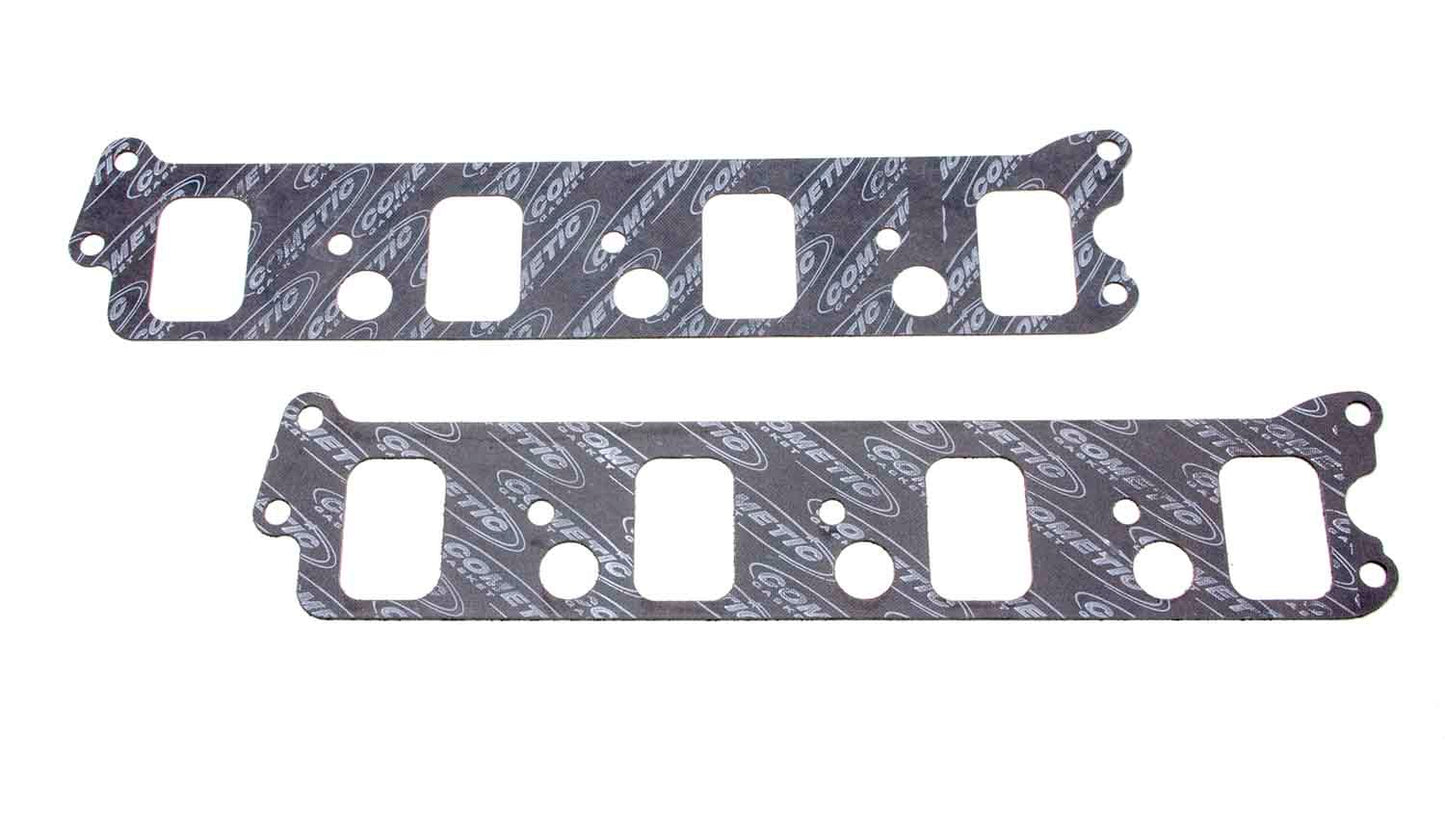 Intake Manifold Gasket - 0.06 in Thick - 1.48 x 2.219 in Rectangular Port - Composite - Small Block Chevy - Pair