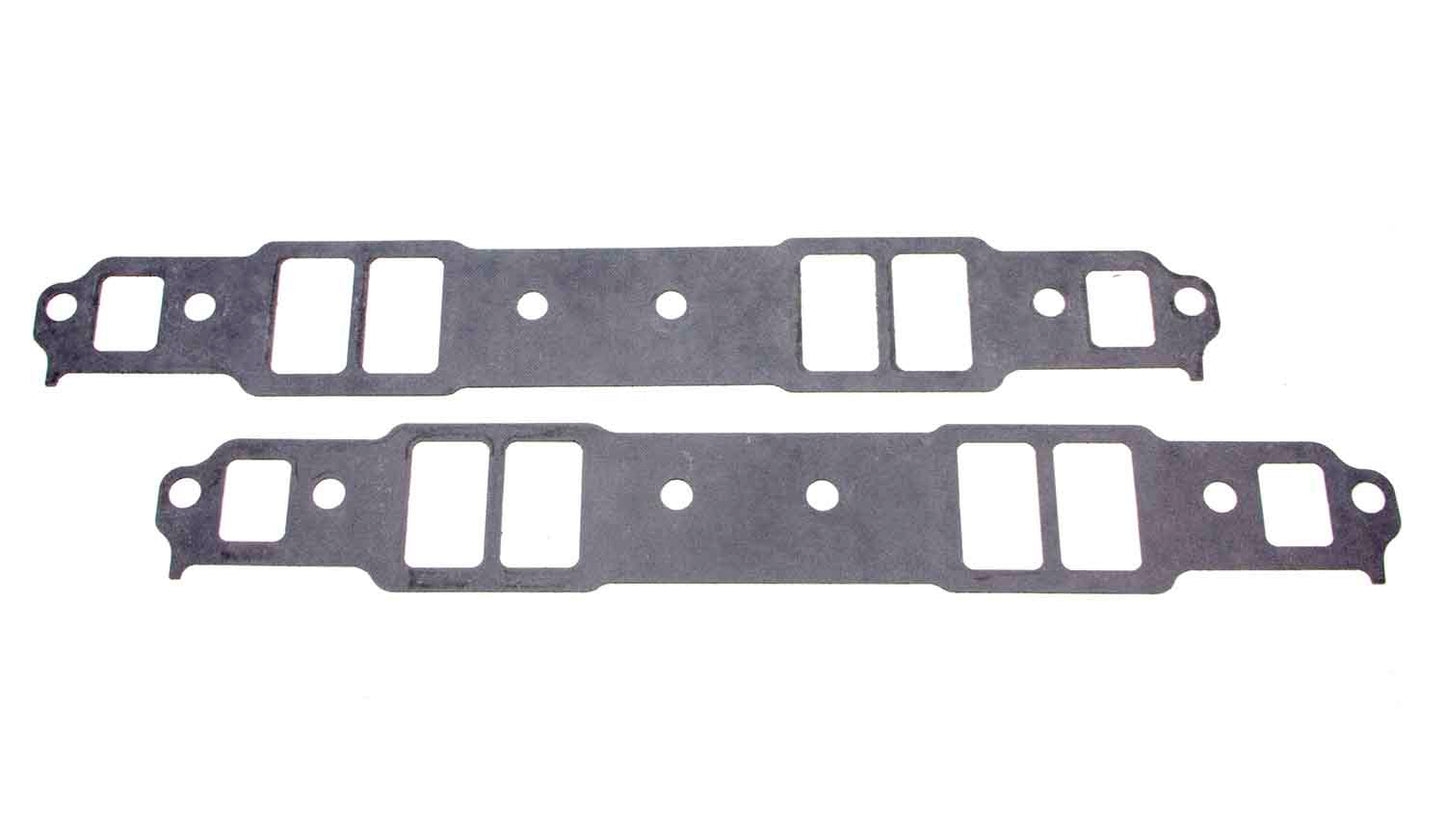 Intake Manifold Gasket - 0.047 in Thick - 1.24 x 2.1 in Rectangular Port - Composite - Small Block Chevy - Pair