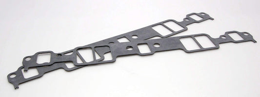 Intake Manifold Gasket - 0.06 in Thick - 1.24 x 1.97 in Rectangular Port - Composite - 23 Degree Heads - Small Block Chevy - Pair