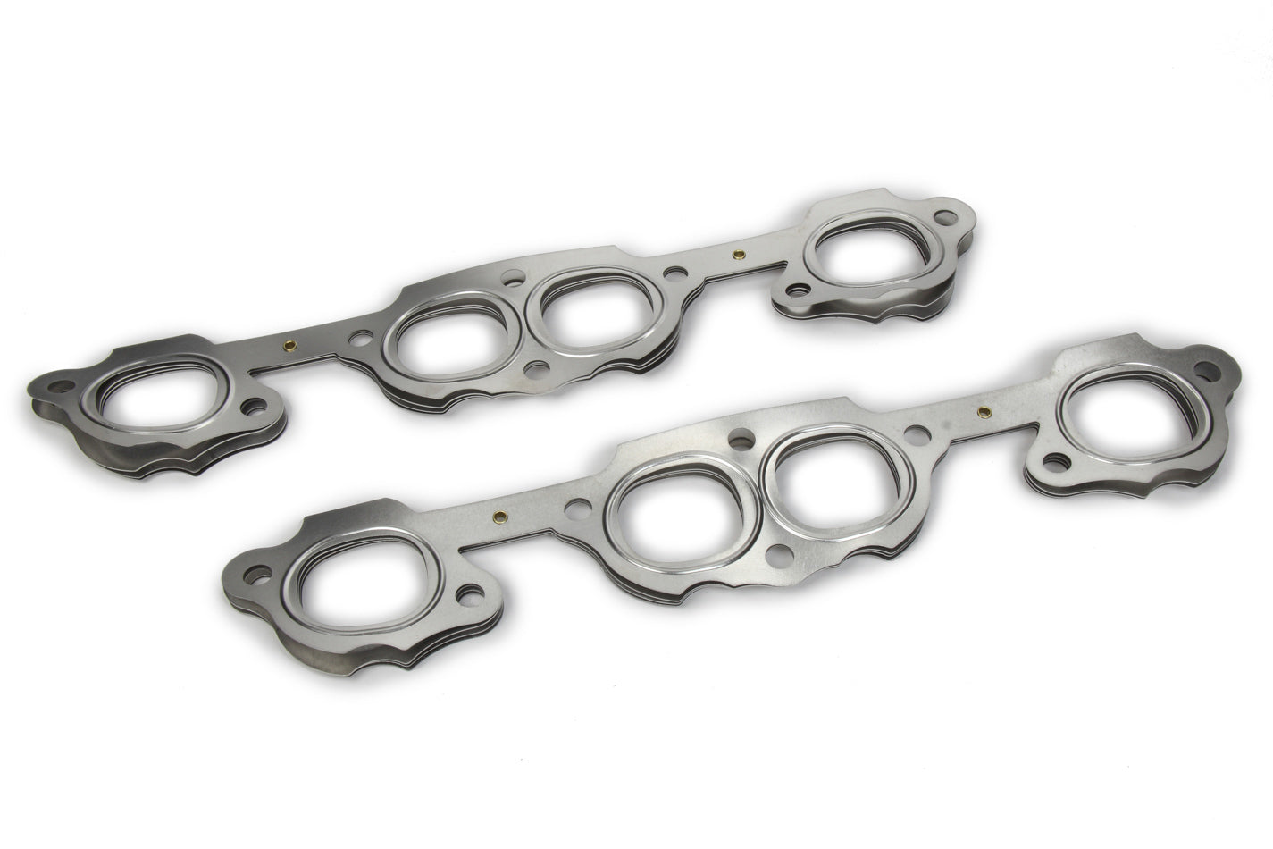 Engine & Accessories Header / Manifold Gasket - 1.50 x 1.60 in Square Port - Multi-Layer Steel - Chevy SB2 - Pair