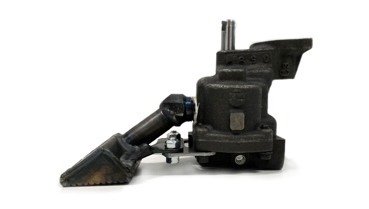 Oil Pump - Wet Sump - Internal - High Volume - 3/4 in Pickup Included - 6-1/2 in Deep Pan - Small Block Chevy - Each