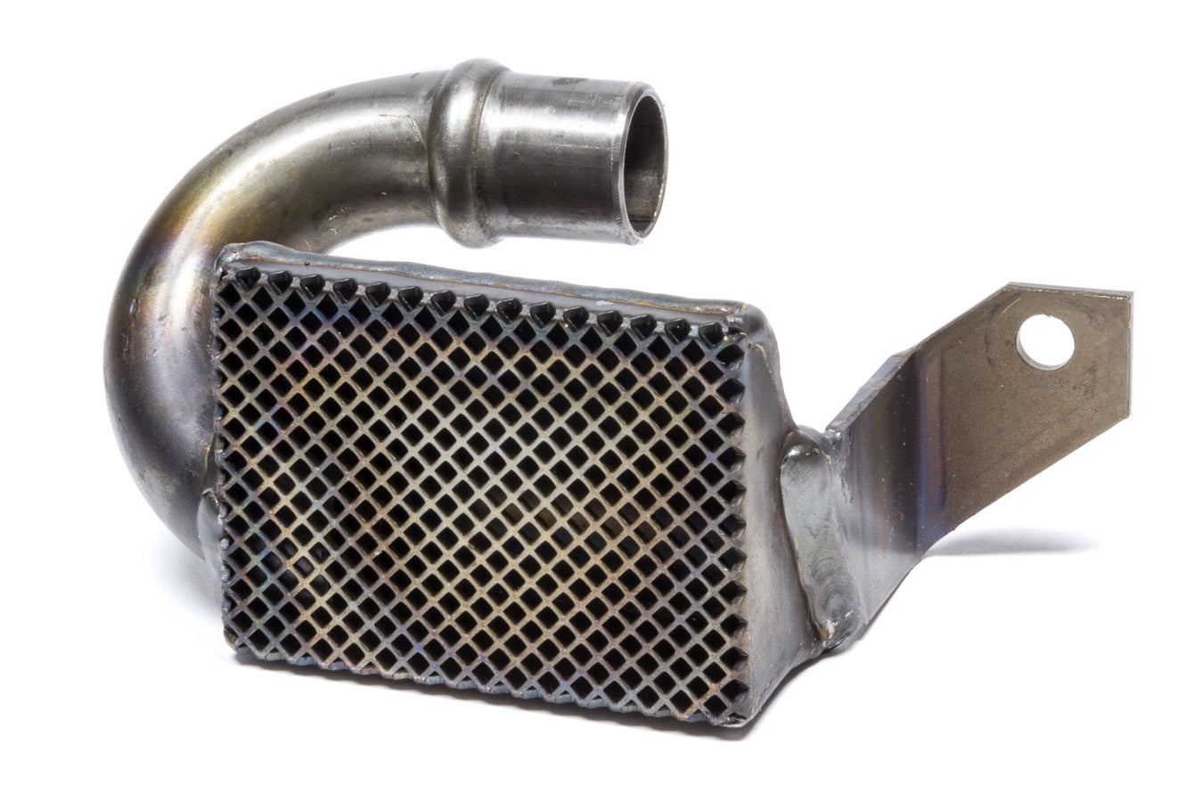 Oil Pump Pickup - Oval Track - Press / Bolt-On - 3/4 in Inlet Tube - 8 in Deep Pan - Small Block Chevy - Each