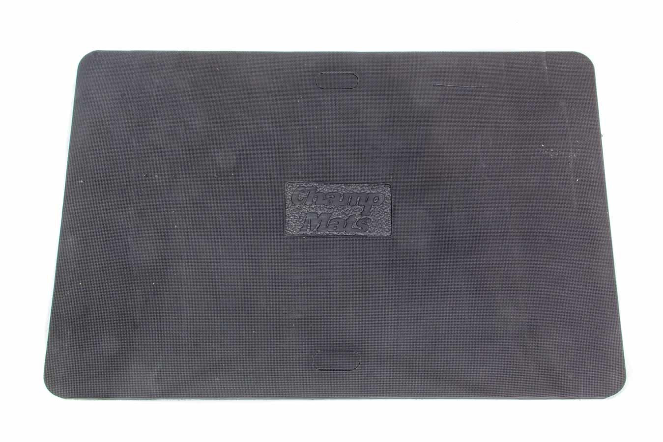 Track Mat - 48-1/2 x 32 in - Grease / Oil Resistant - Foam Rubber - Black - Each