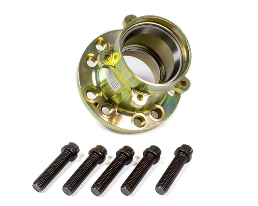 Wheel Hub - Rear - 5 x 4.75 / 5 x 5.00 Wheel - 24 Spline Drive Flange - Wheel Studs Included - Steel - Cadmium - Each