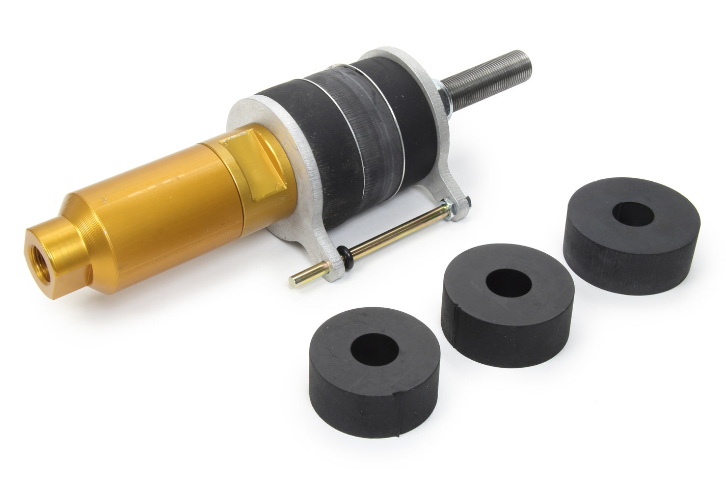 Torque Absorber - Rubber Bushings - Aluminum - Gold Anodized - Each