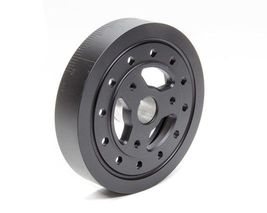 Harmonic Balancer - 8.000 in OD - Aluminum / Steel - Black - Internal Balance - Small Block Chevy - Each