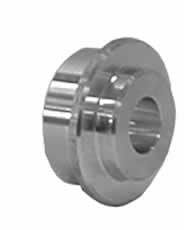 Lower Pulley Boss - Aluminum - Natural - Coleman Pulleys - Each