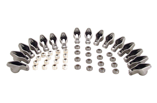 Rocker Arm - Magnum - 3/8 in Stud Mount - 1.60 Ratio - Roller Tip - Chromoly - Small Block Chevy - Set of 16