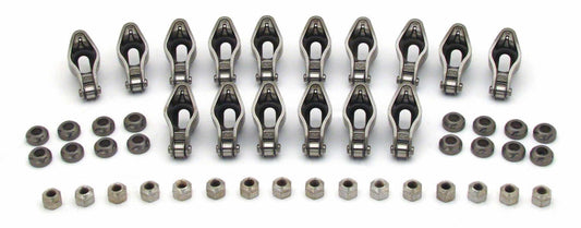 Rocker Arm - Magnum - 3/8 in Stud Mount - 1.52 Ratio - Roller Tip - Chromoly - Small Block Chevy - Set of 16