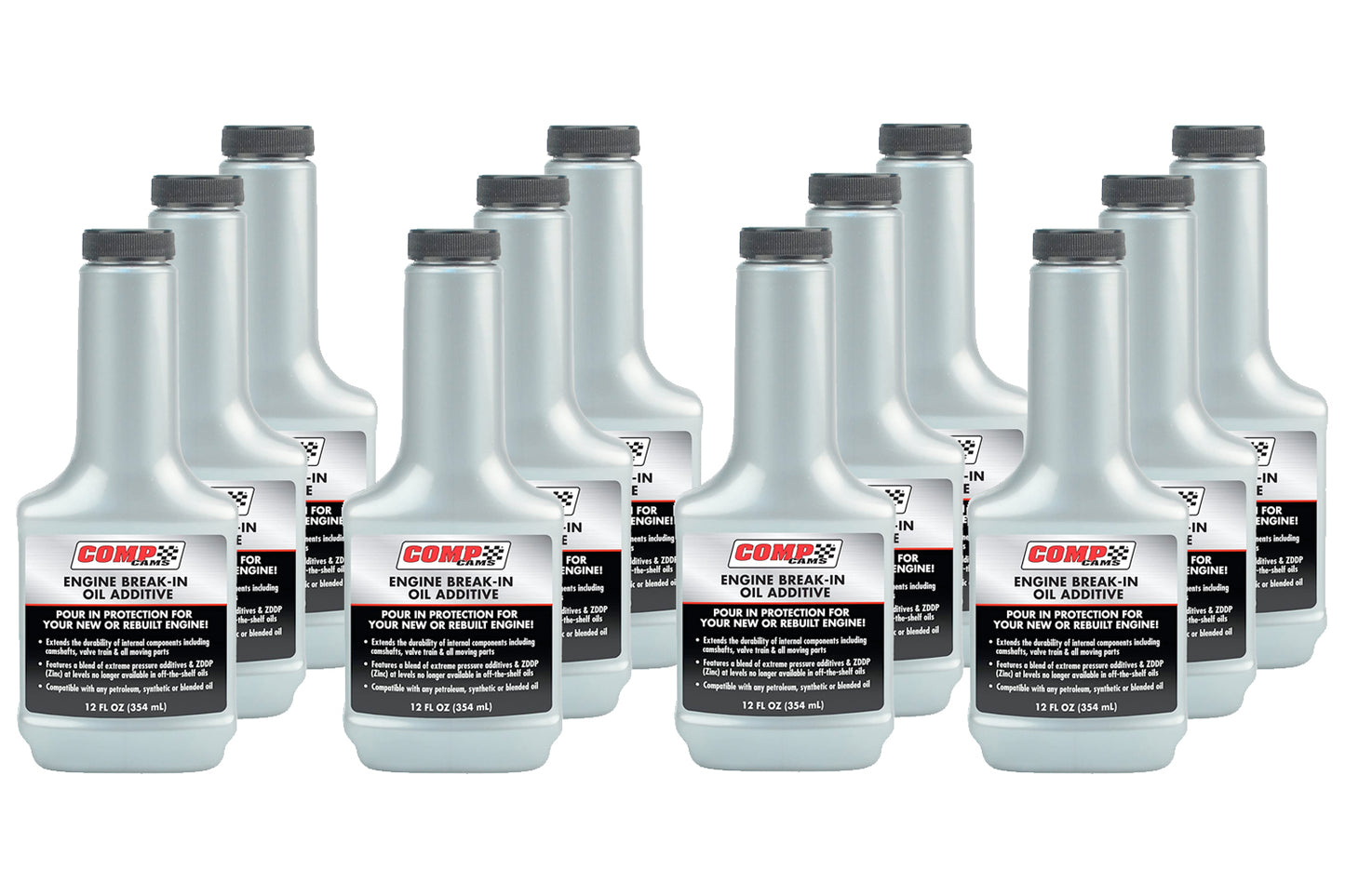 Motor Oil Additive - Engine Break-In - Zinc Additive - High Zinc - 12 oz Bottle - Set of 12