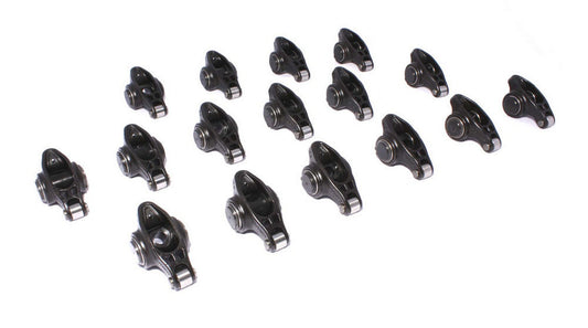 Rocker Arm - Ultra Pro Magnum - 3/8 in Stud Mount - 1.60 Ratio - Full Roller - Chromoly - Small Block Ford - Set of 16