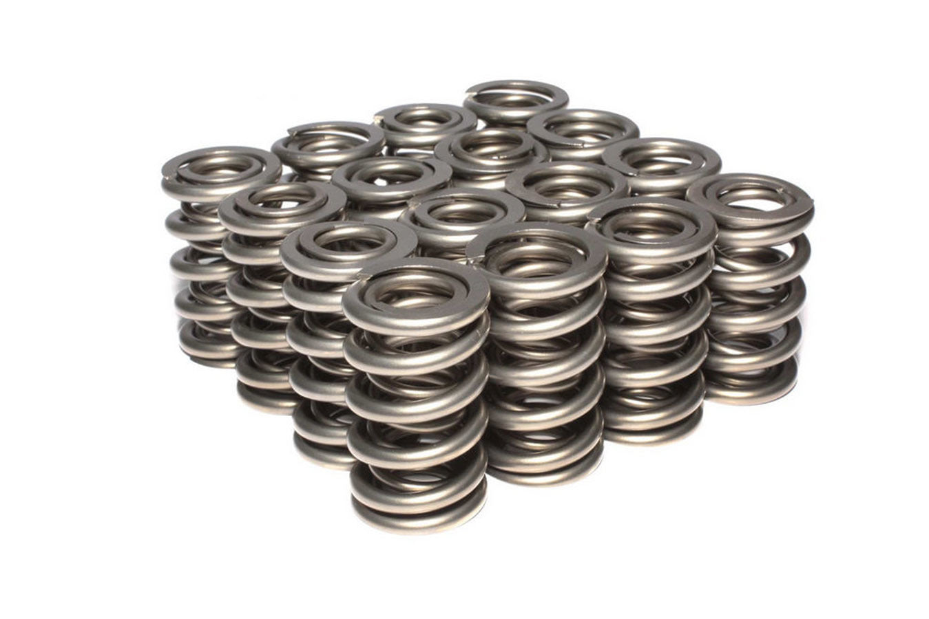 Valve Spring - Race Street - Dual Spring - 505 lb/in Spring Rate - 1.100 in Coil Bind - 1.320 in OD - Set of 16