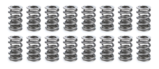 Valve Spring - Dual Spring - 551 lb/in Spring Rate - 1.150 in Coil Bind - 1.550 in OD - Set of 16