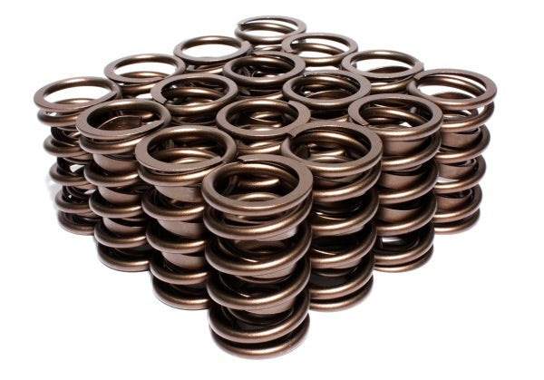 Valve Spring - Dual Spring / Damper - 391 lb/in Spring Rate - 1.129 in Coil Bind - 1.442 in OD - Set of 16