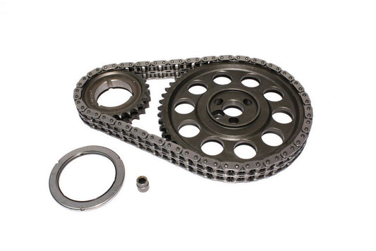 Timing Chain Set - Hi-Tech Adjustable - Double Roller - Billet Steel - Small Block Chevy - Kit