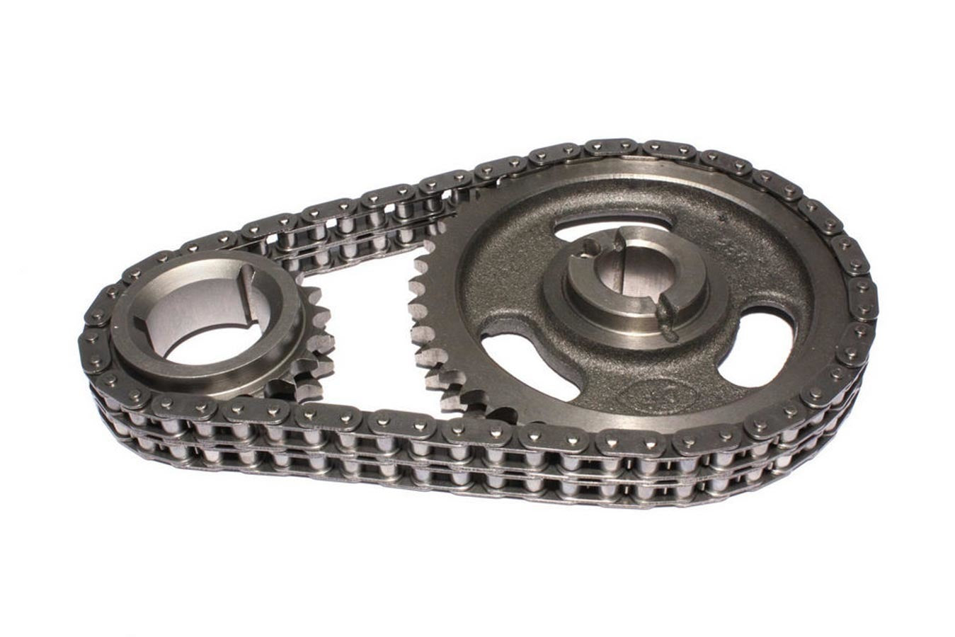 Timing Chain Set - Hi-Tech - Double Roller - Cast Iron / Billet Steel - Small Block Ford - Kit