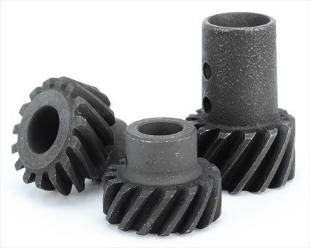 Distributor Gear - 0.531 in Shaft - Steel - Melanized - Small Block Ford - Each