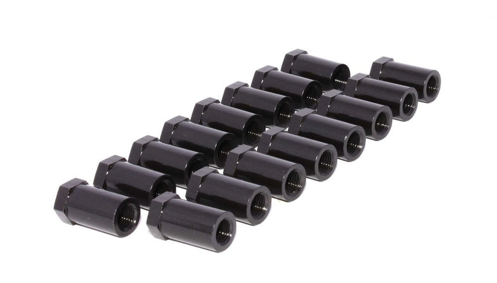 Rocker Arm Nut - Magnum Polylock - 3/8-24 in Thread - Steel - Black Oxide - Set of 16