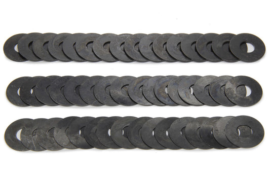 Valve Spring Shim - 0.015 in / 0.030 in / 0.060 in Thick - 1.300 in OD - 0.520 in ID - Steel - Natural - Set of 16