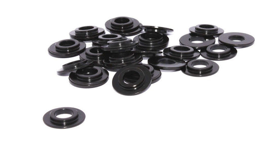 Valve Spring Locator - Inside - 0.060 in Thick - 1.100 in OD - 0.470 in ID - 0.720 in Spring ID - Steel - Set of 32