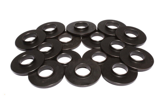 Valve Spring Locator - Inside - 0.120 in Thick - 1.253 in OD - 0.780 in ID - 0.878 in Spring ID - Steel - Set of 16